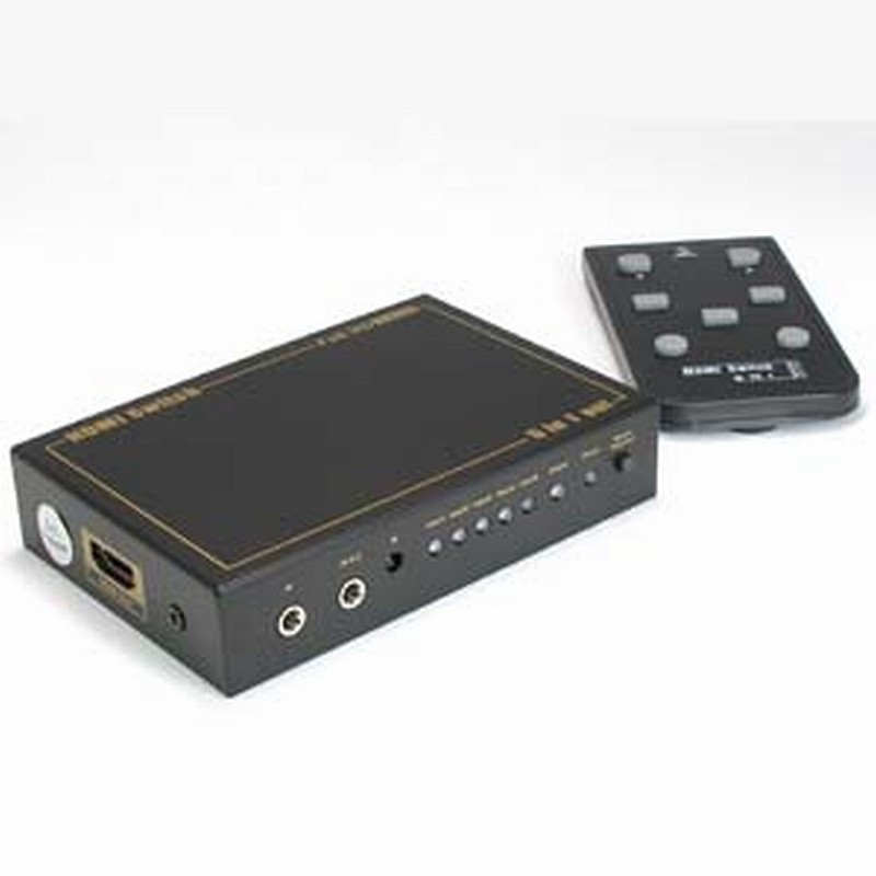 4 Way 4 In 1 Out Hdmi Switch With Ir Extension One Stop