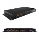 HDMI 4x2 Matrix w/IR Remote Control Extension & Audio Out, 3D