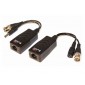 4-IN-1 Passive Video & Power Balun HD-CVI HD-TVI AHD CVBS